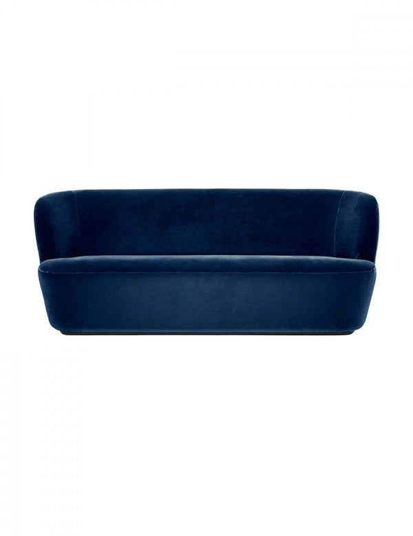 Blue vevelt sofa