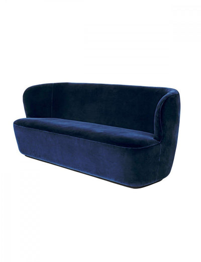 Blue vevelt sofa